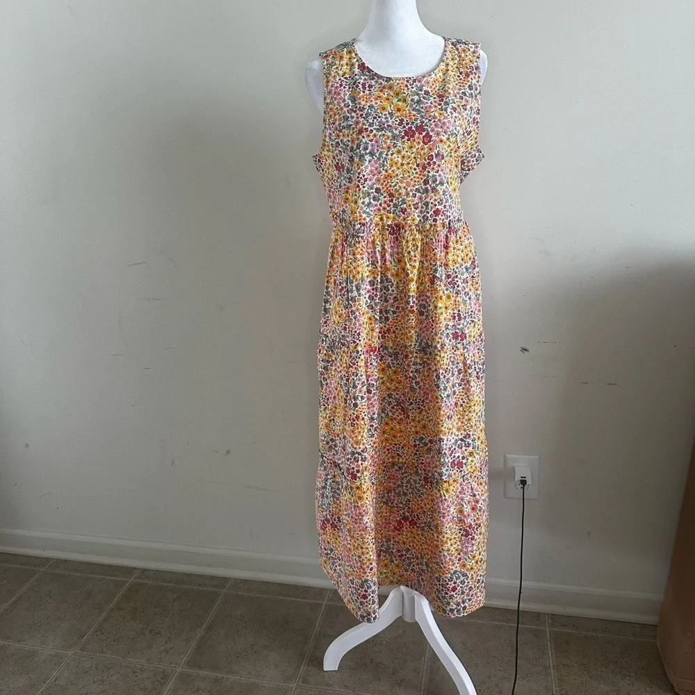 J. Crew Multicolor Floral Dress
